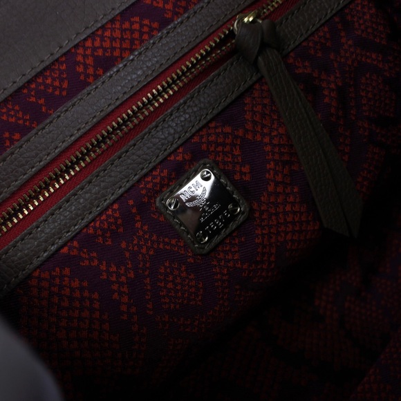 Authentic MCM Top Handle Multi Color Leather Satchel - Picture 14 of 16